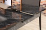 Hanah Home Mesa de Comedor Extensible Bendir - Negro y Blanco